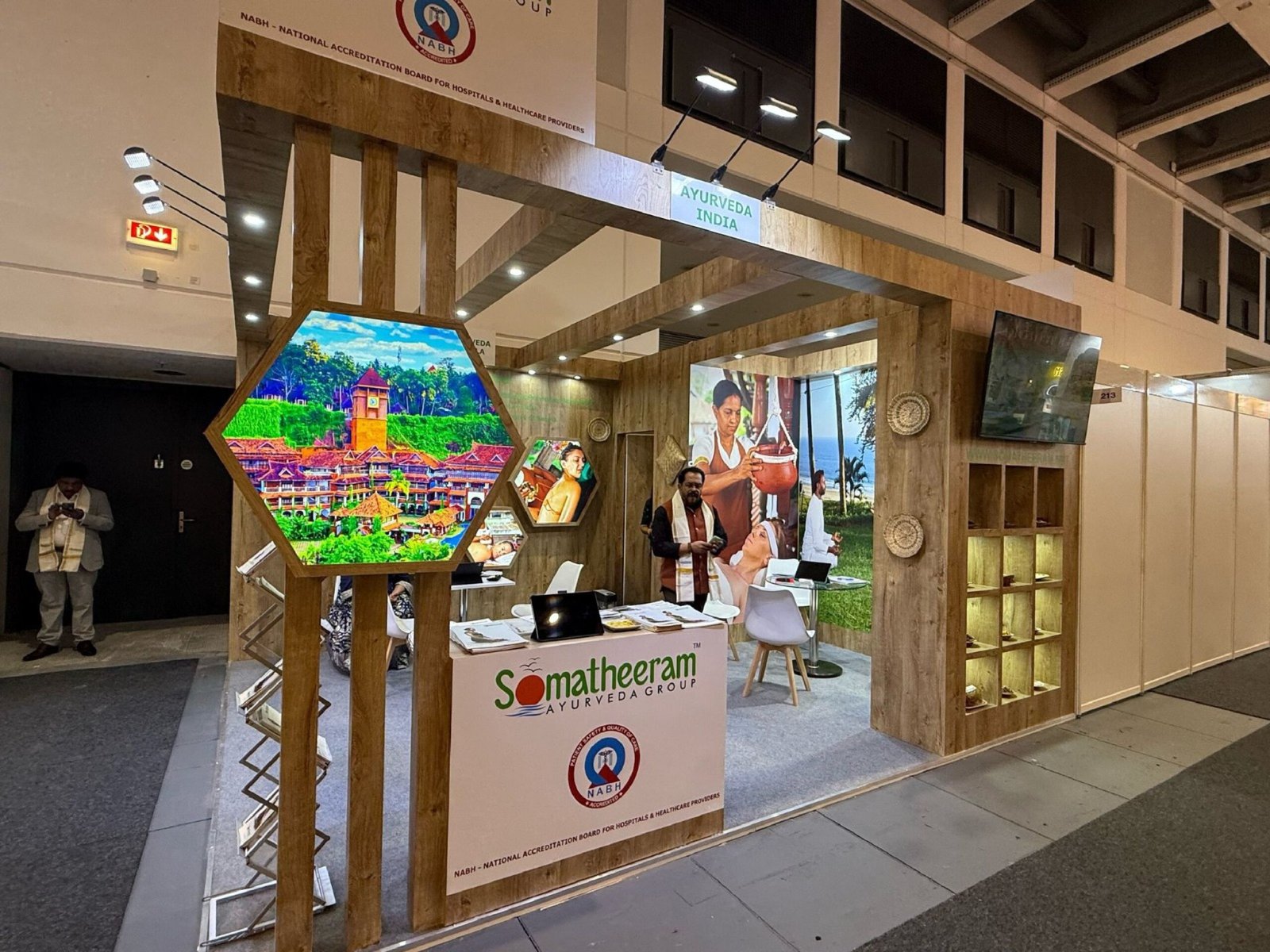 Turnkey exhibition booth